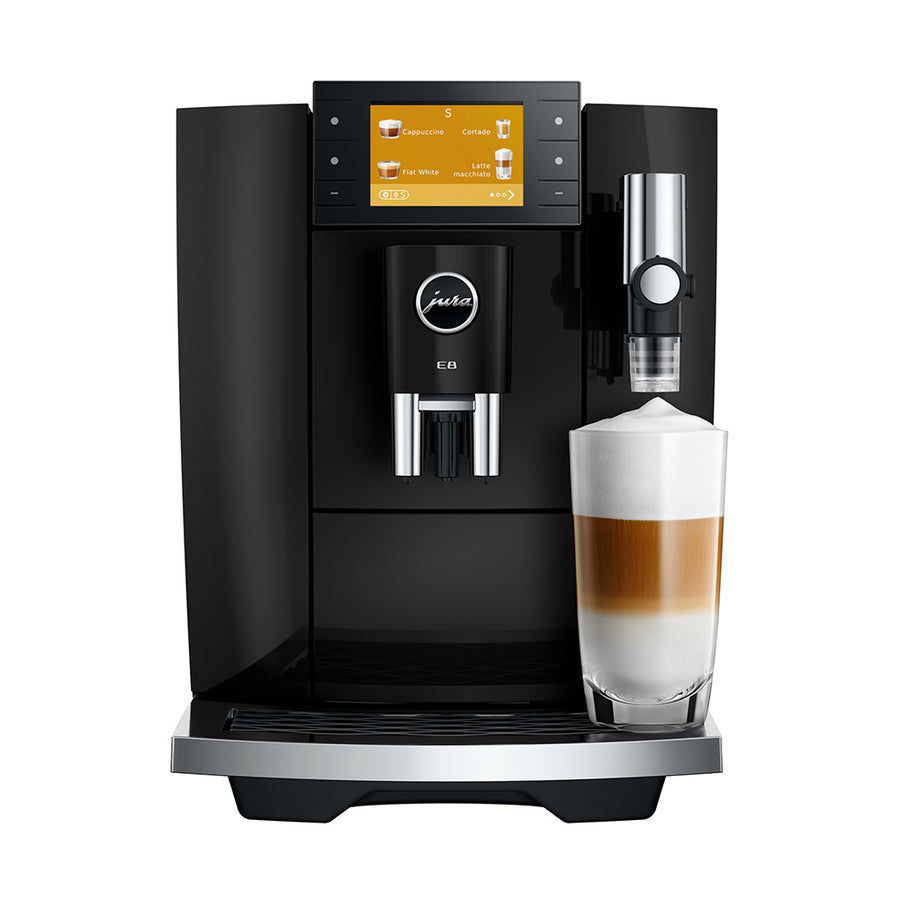 Jura E8 Piano Black 5th Generation Coffee Machine 15777