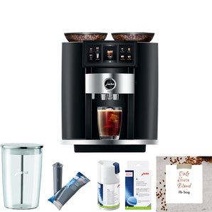 Jura GIGA 10 Coffee Machine Bundle with Coffee Beans and Accessories - Design and Grace