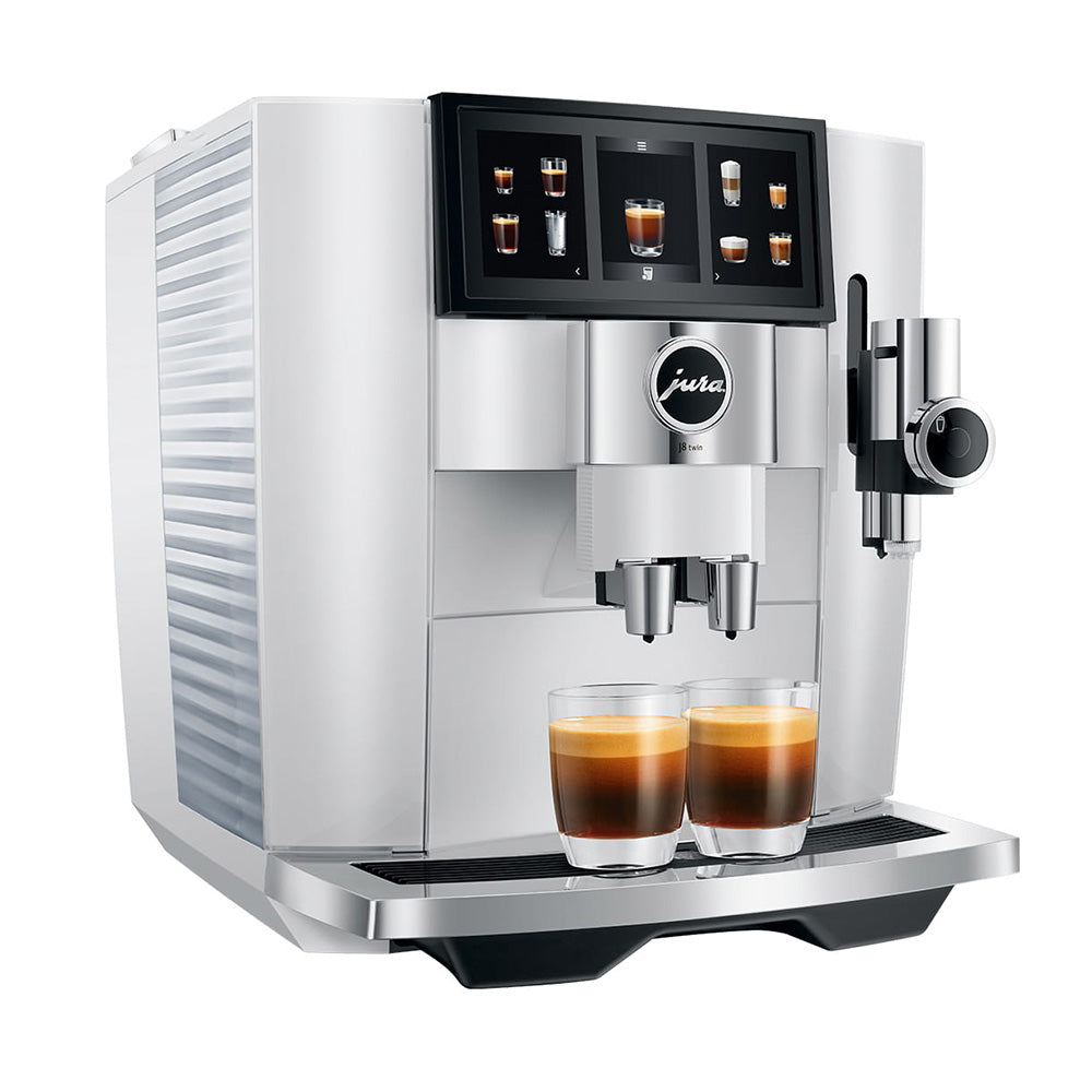 Jura J8 Twin Diamond White Coffee Machine 15657