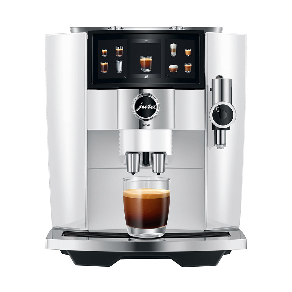 Jura J8 Twin Diamond White Coffee Machine 15657