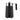 Alessi Plissé Multifunction Milk Frother/Jug Black - Design and Grace