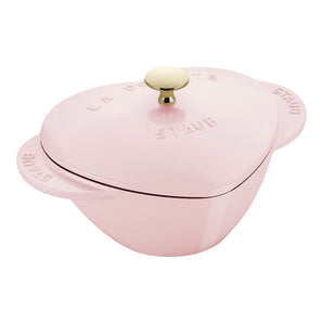 STAUB La Cocotte Heart Dutch Oven 1.75 Qt. - Peony Pink - Design and Grace