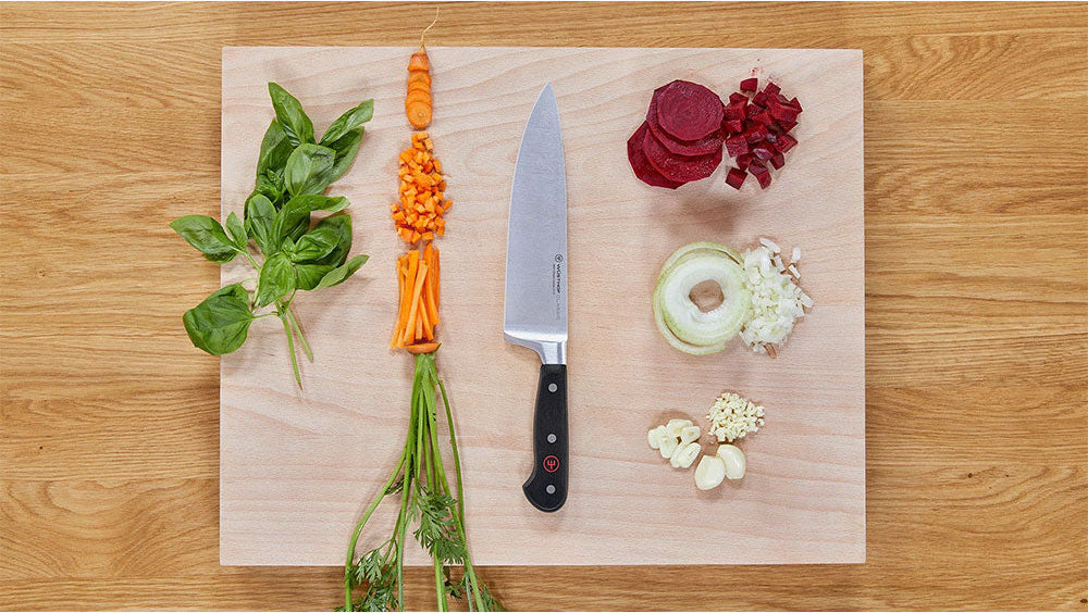 Wüsthof CLASSIC 8" Chef's Knife, Black