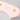 Close-up of the end of the Pink Himalayan Salt handle of a WÜSTHOF CLASSIC knife, with its rivets and trident logo
