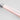 Close-up of the Pink Himalayan Salt handle of a WÜSTHOF CLASSIC knife from the spine side, showing the tang