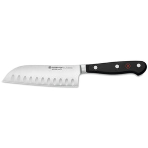 Wüsthof CLASSIC 5" Santoku, Hollow Edge - Design and Grace