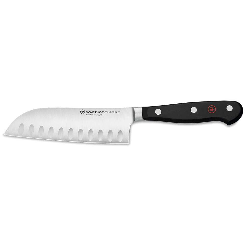 Wüsthof CLASSIC 5" Santoku, Hollow Edge