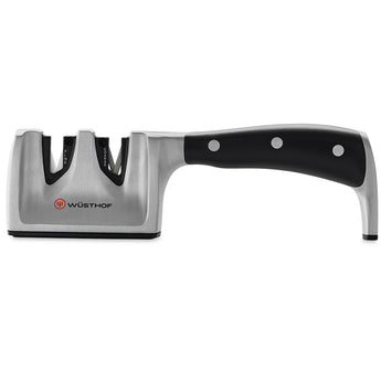 WÜSTHOF CLASSIC IKON 2-Stage Hand-Held Sharpener on a white background