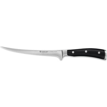 WÜSTHOF CLASSIC IKON 7" Fillet Knife on a white background