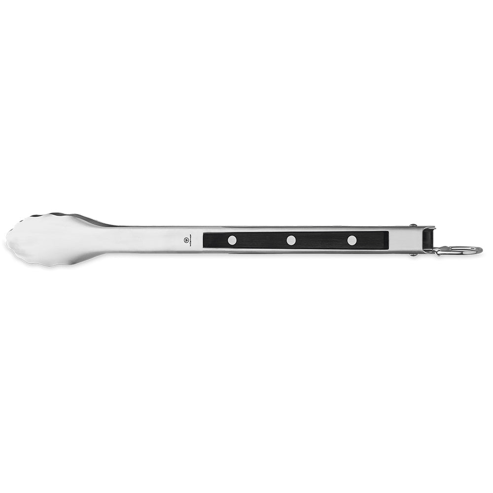 Tongs from the WÜSTHOF 4-Piece BBQ Set on a white background