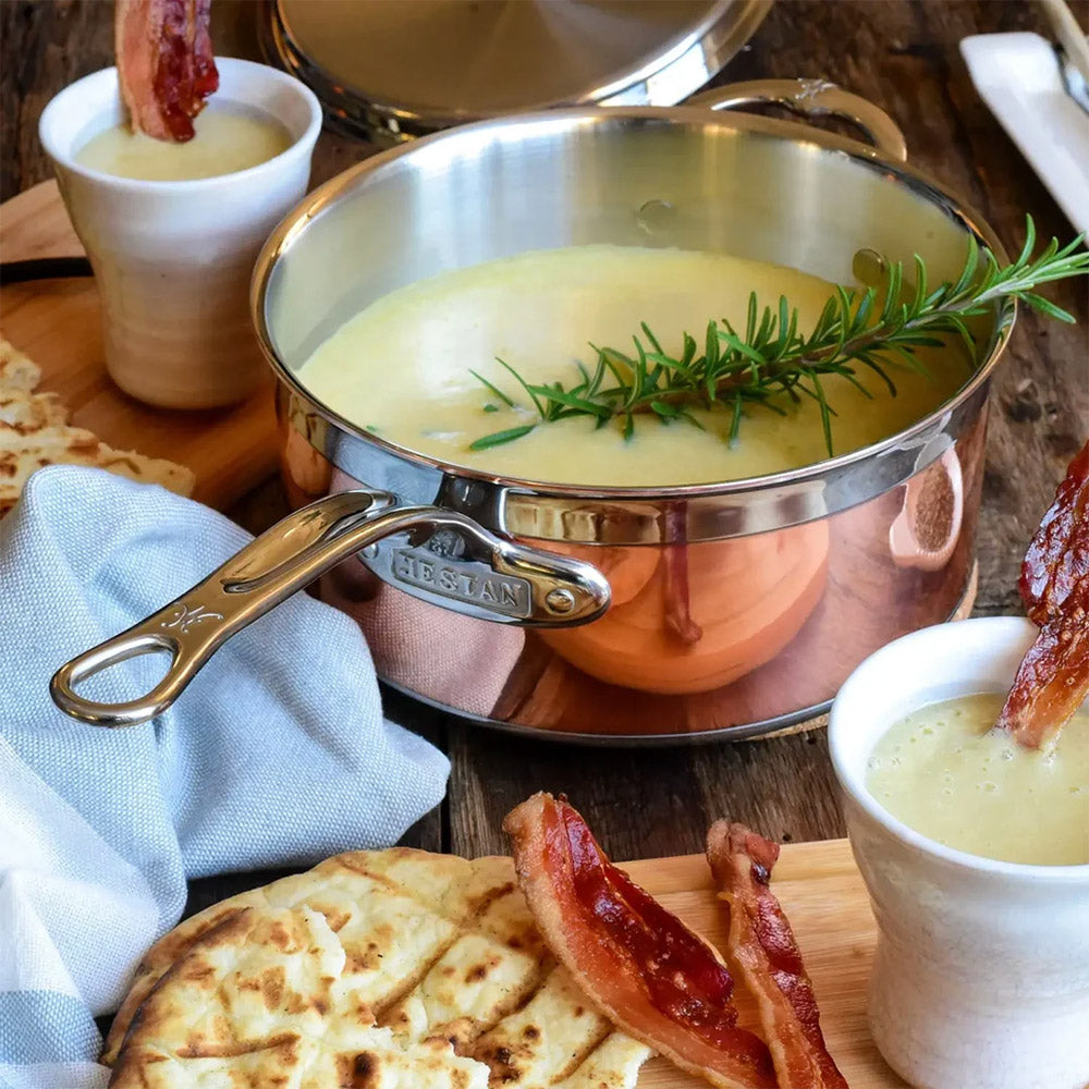 Hestan CopperBond 3 Qt Covered Saucepan