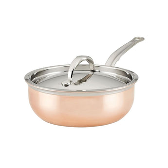 Hestan CopperBond 2 Qt Induction Copper Saucier Pan - Design and Grace
