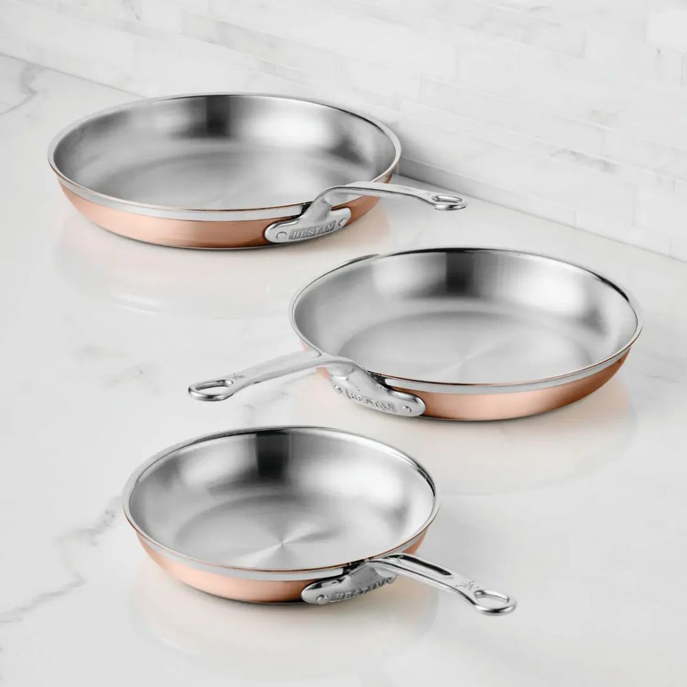 Hestan CopperBond 11" Induction Copper Skillet - More Room to Brown