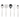 Hestan Provisions Stainless Steel Essential Chef's Tool Set, 5-Piece