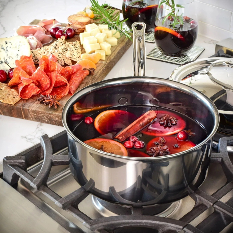 Hestan NanoBond Molecular Titanium 2 Qt Covered Saucepan