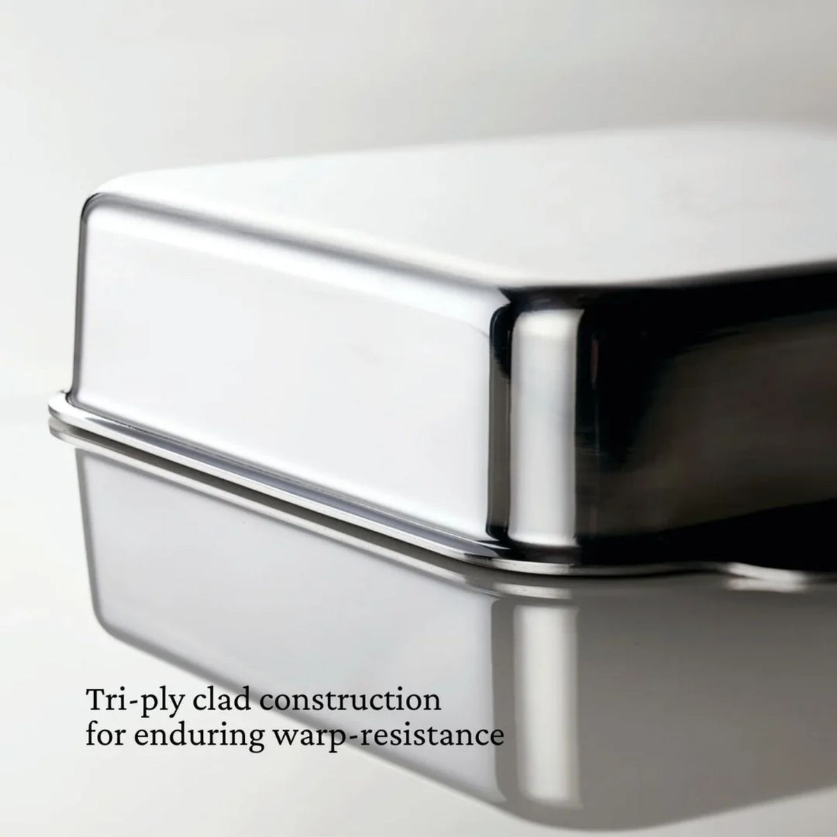 Hestan Provisions Stainless Steel OvenBond Tri-ply Square Baker - The Useful 8" x 8" Format