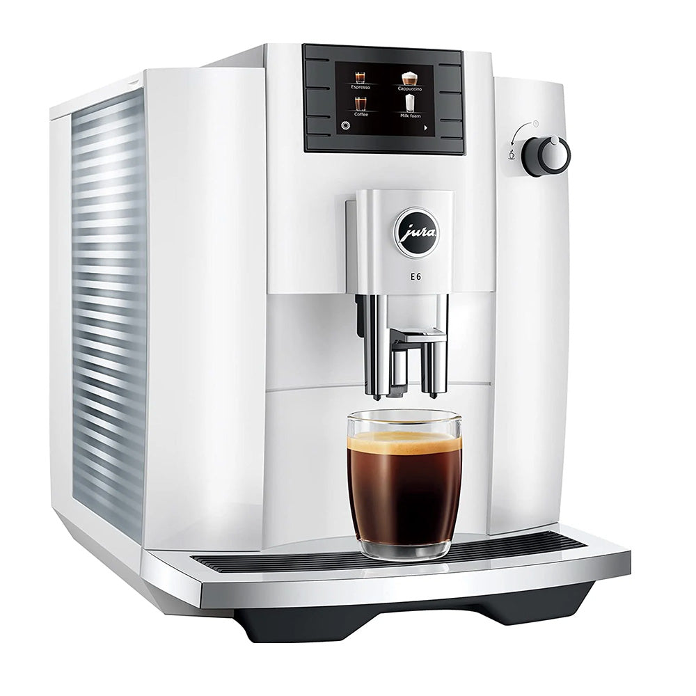 Jura E6 Piano White Coffee Machine 15559