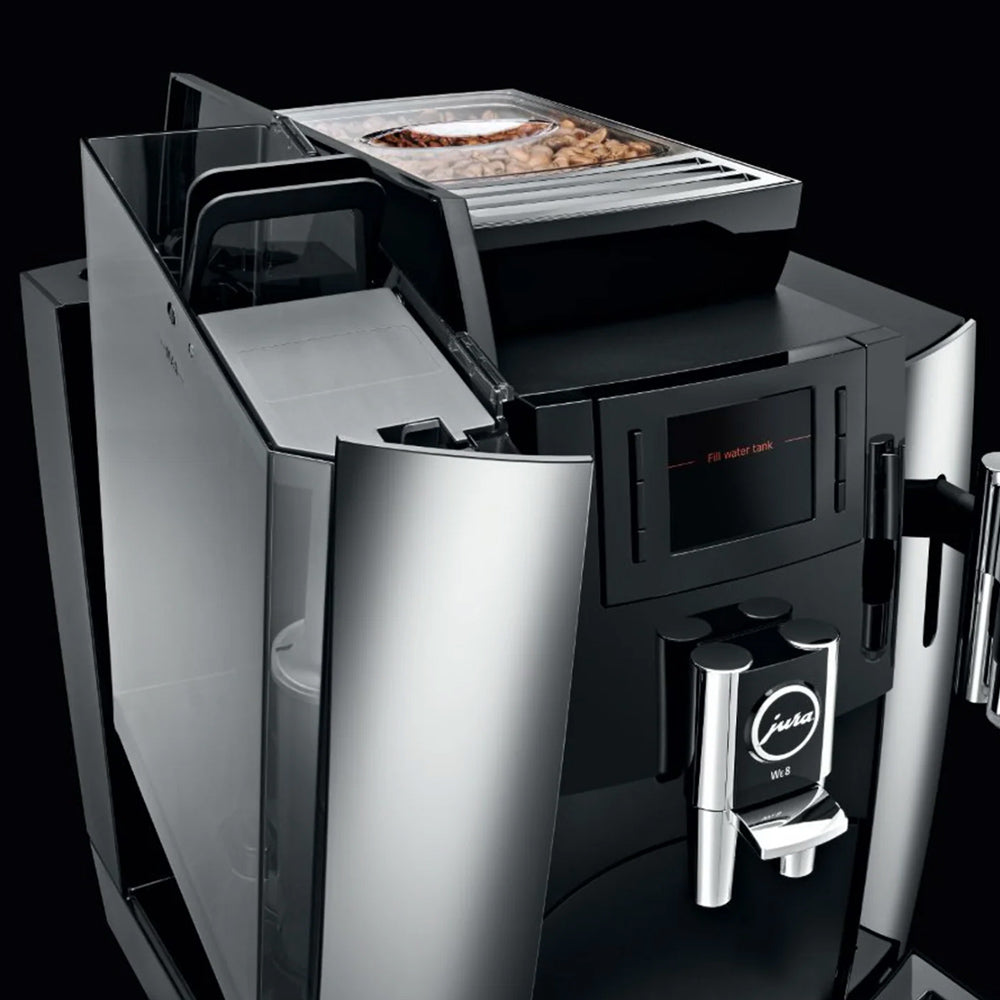 Jura 15145 Máquina de café automática WE8, cromo, 101 oz