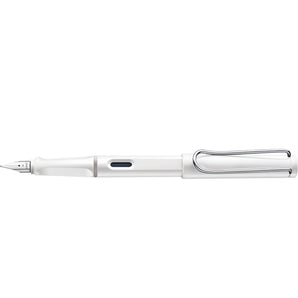 LAMY Safari Fountain Pen - White - Medium - L19WEM - Design and Grace