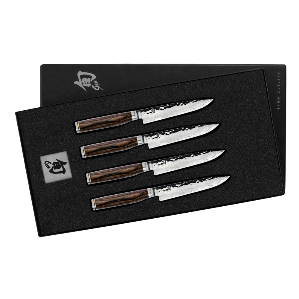 Shun Premier 4 Piece Steak Knife Set - Design and Grace