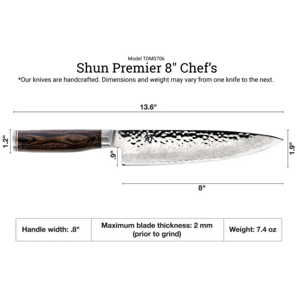 Shun Premier Chef's 8"
