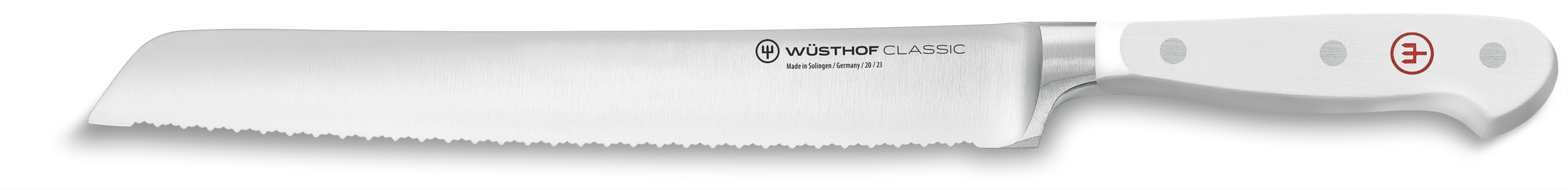 Wüsthof CLASSIC White 9" Double Serrated Bread Knife