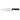 Chef's knife with a black handle on a white background
