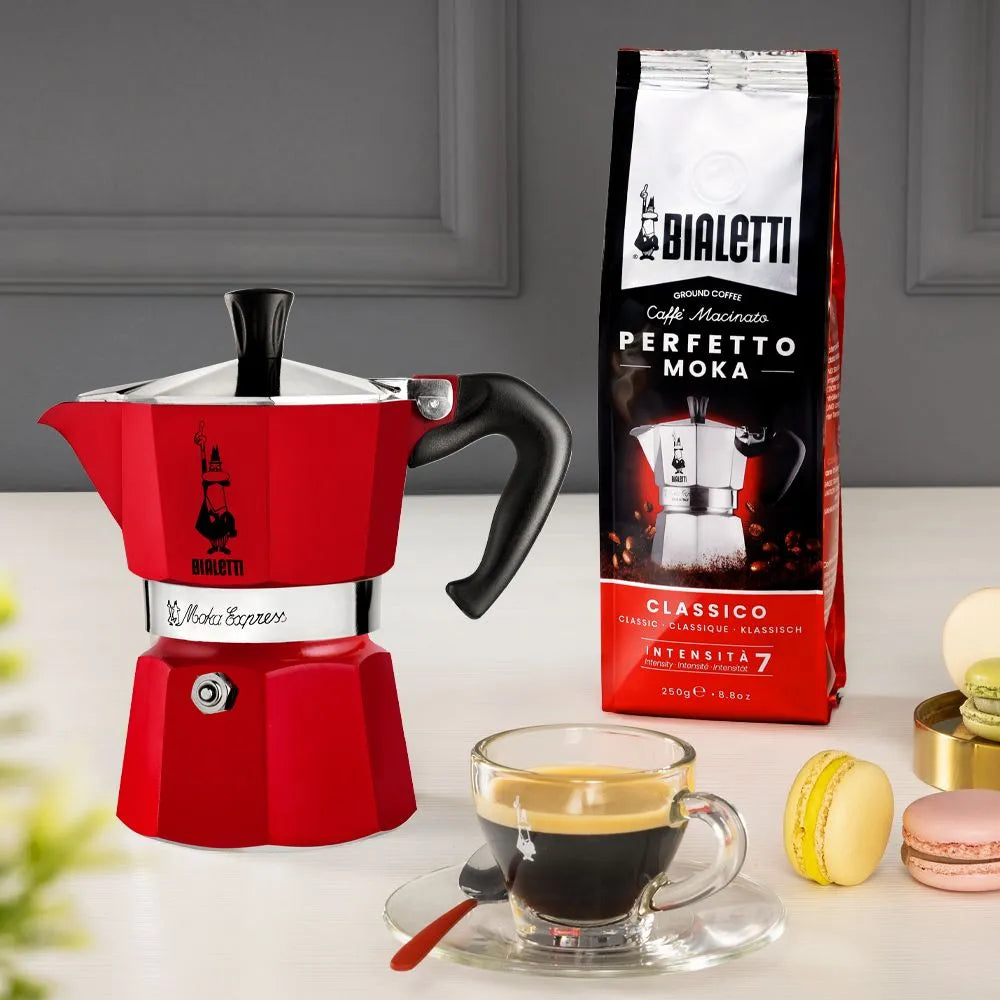 Bialetti - Moka Express - Red - Espresso Maker