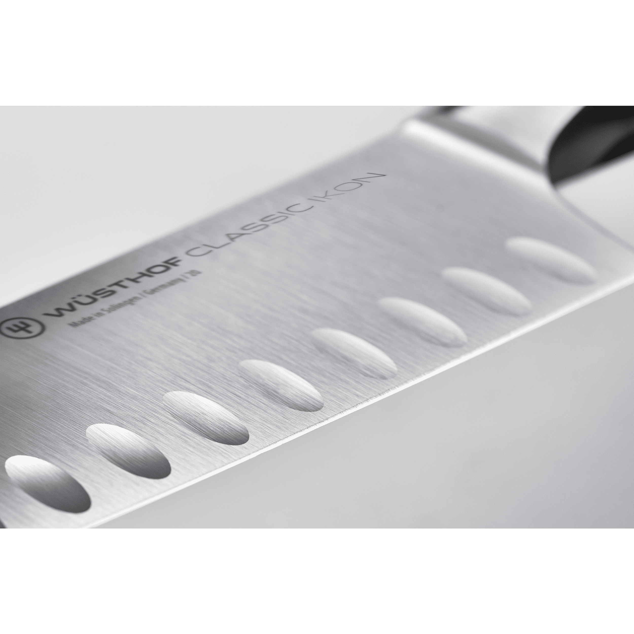 Wüsthof CLASSIC IKON 5" Santoku, Hollow Edge