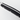 Close-up of the black handle of a WÜSTHOF CLASSIC IKON knife from the spine side, showing the tang