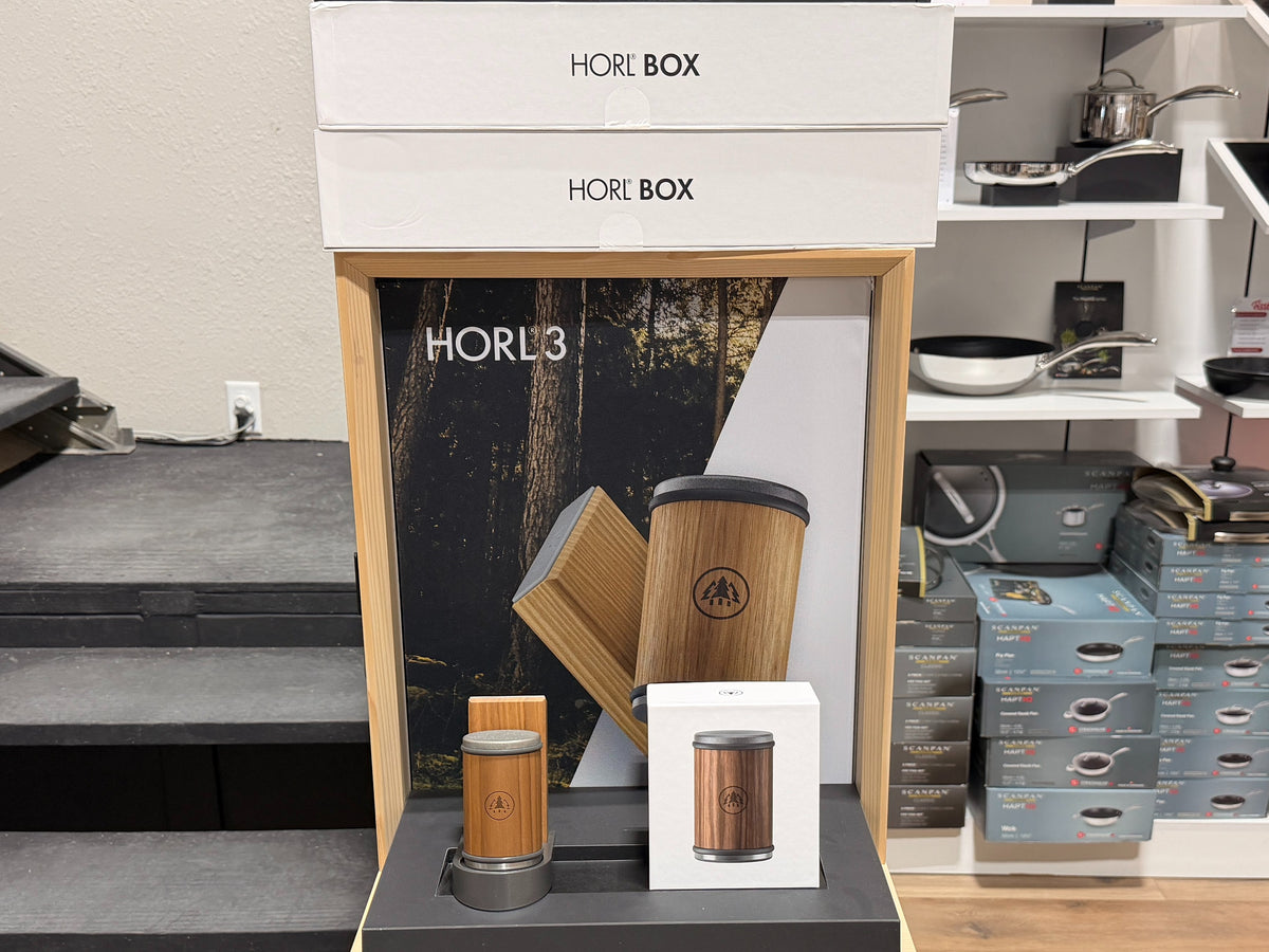 HORL 3 knife sharpener display at the Design & Grace store in Argyle, Texas