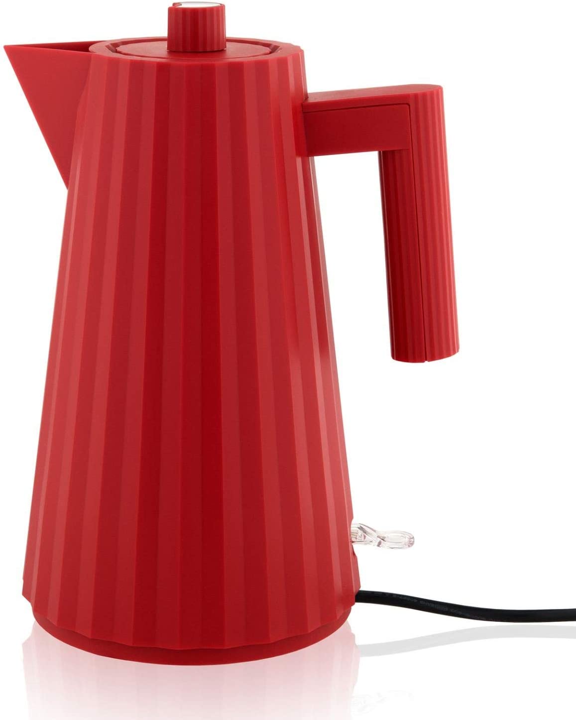 Alessi MDL06R/USA Plissé Electric Kettle - Red