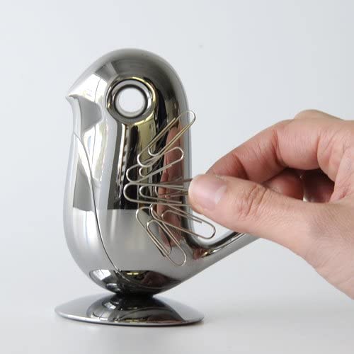 Alessi "Chip Magnetic Paper Clip Holder in Chrome Plated Zamak