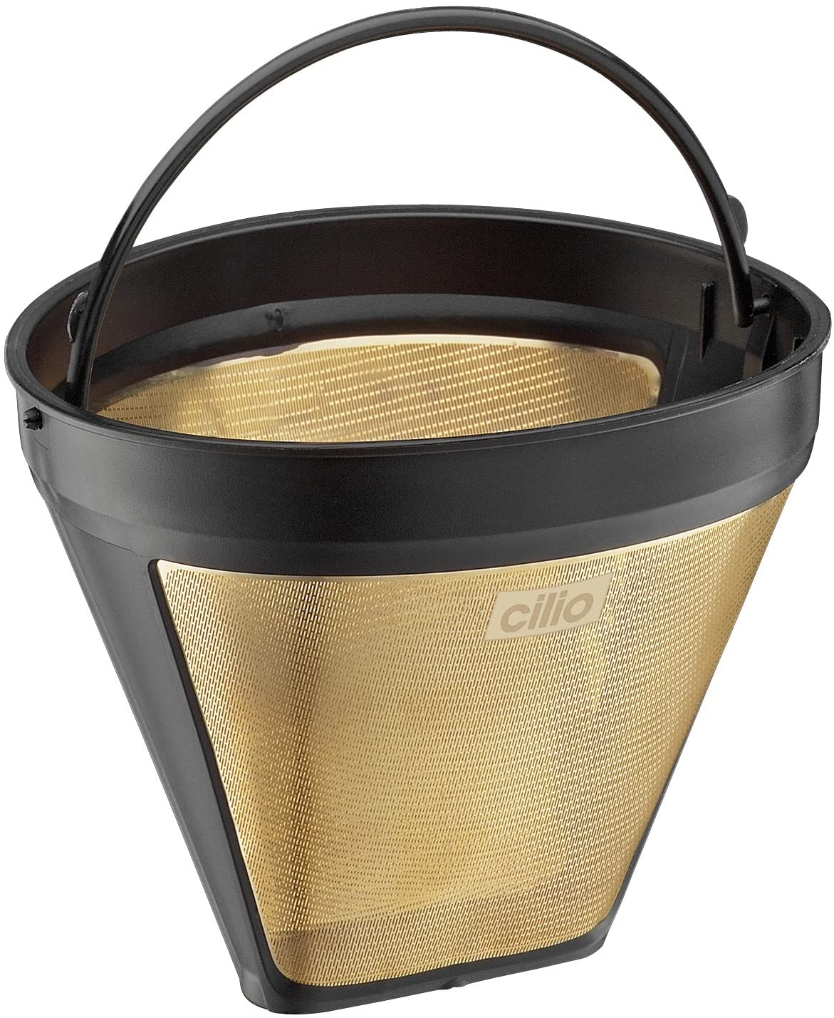 Cilio C116007 Coffee Filter Size 4 Gold, one