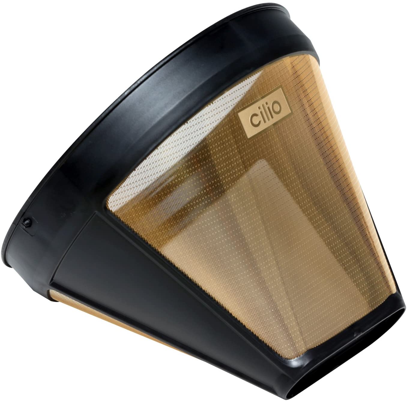 Cilio C116007 Coffee Filter Size 4 Gold, one
