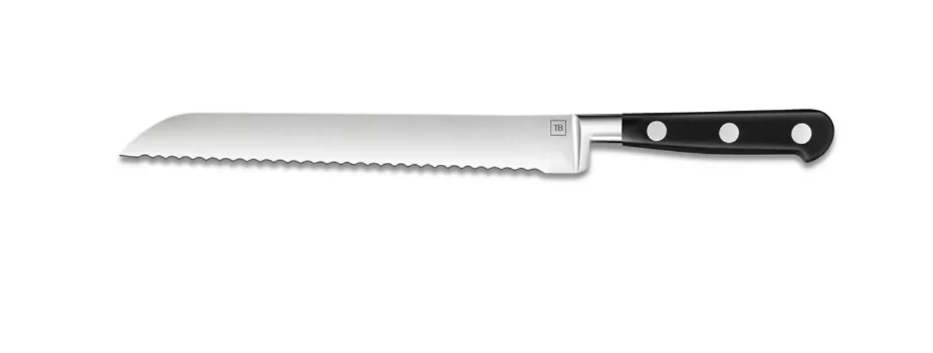 TB Tarrerias Bonjean - Maestro 7 Piece Kitchen Knife Block Set. 5 Knives, Sharpening Steel and Block