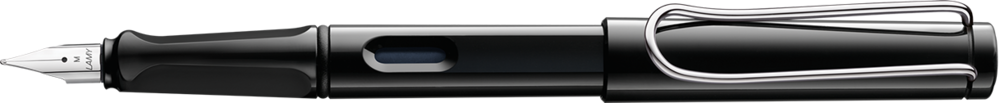 LAMY Safari Fountain Pen - Shiny Black - Medium - L19BKM