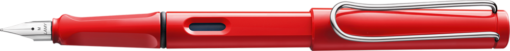 LAMY Safari Fountain Pen - Red - Medium - L16M